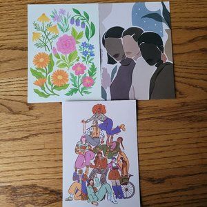 3 Causebox (now Alltrue) Postcards Frameable Artwork